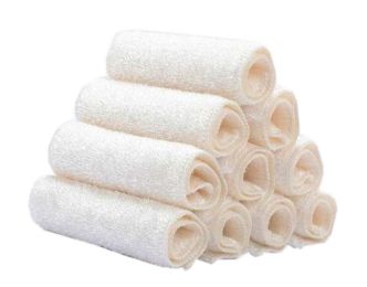 [White] Set of 15 Kitchen Dish Towels Dish Cloths Absorbent Towels