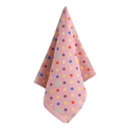 3PCS Cotton Towels Hand/ Face Towels With Lovely Pattern, Pink