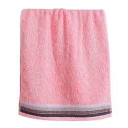Highly Absorbent Pure Cotton Towel Spa/Bath Towels for Bathroom/Gym, Pink