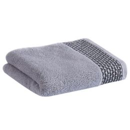 Absorbent Pure Cotton Towel Luxury Soft Towels for Spa/Bath/Gym, Light Grey